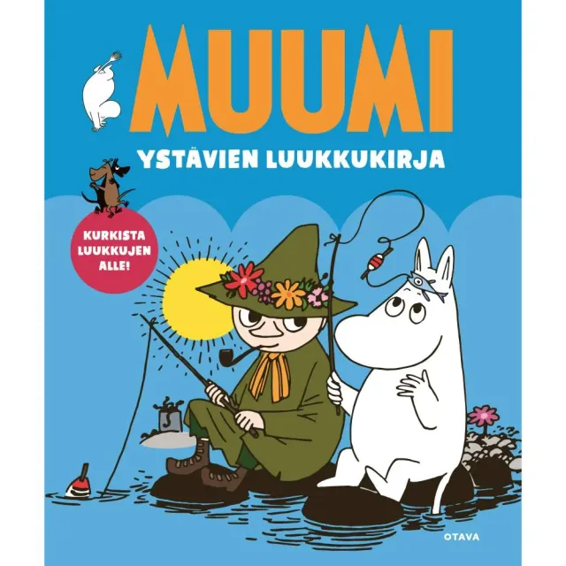 Moomintroll Ystävien luukkukirja livre à rabats finnois