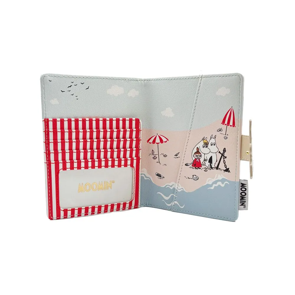 Moomintroll Beach porte-passeport 14 cm