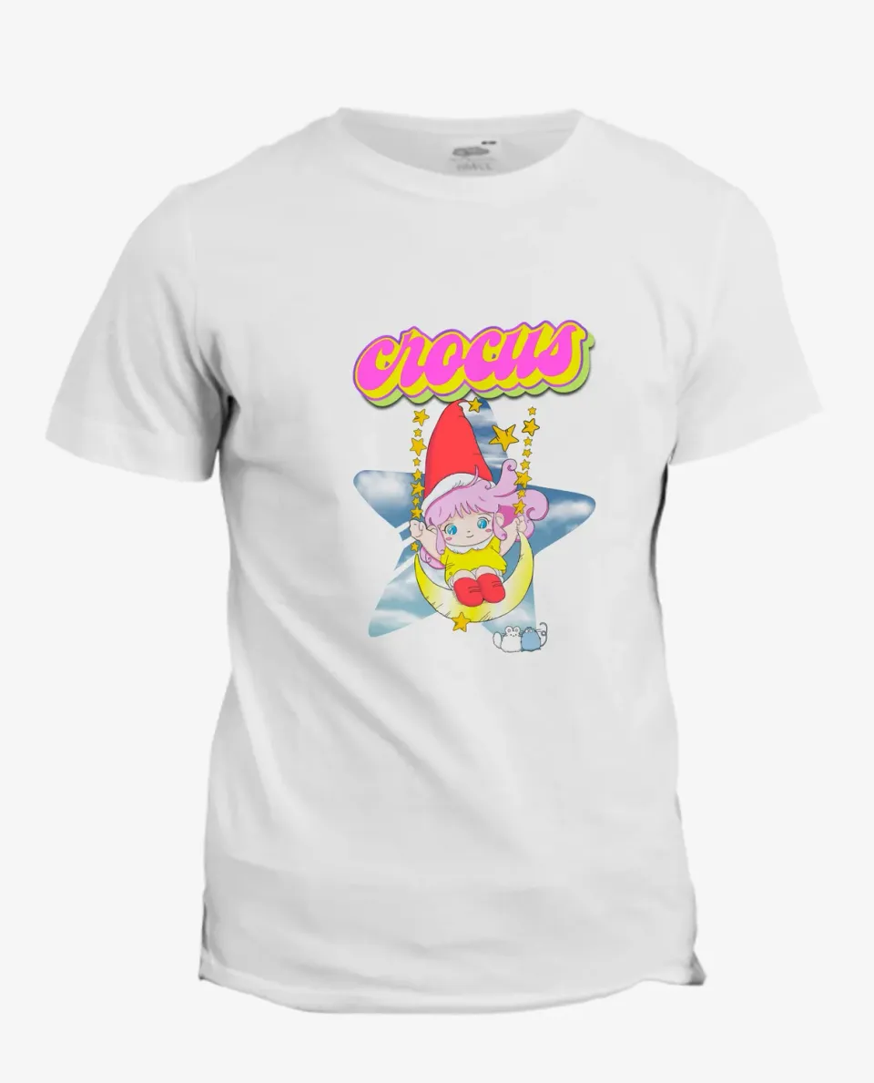 Pixgoodies Crocus t-shirt en coton