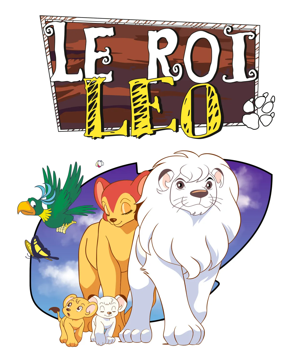 Pixgoodies Le Roi Léo Le vrai Roi Lion t-shirt coton