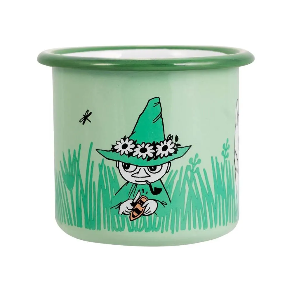 Moomintroll Boys mug émail 2,5 dl vert jardin