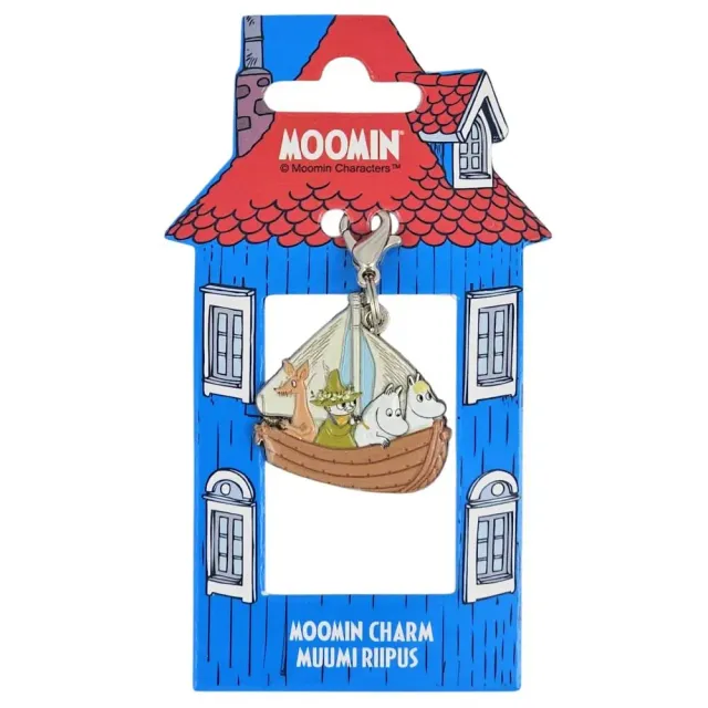 Moomintroll Boat breloque 3D métal bateau