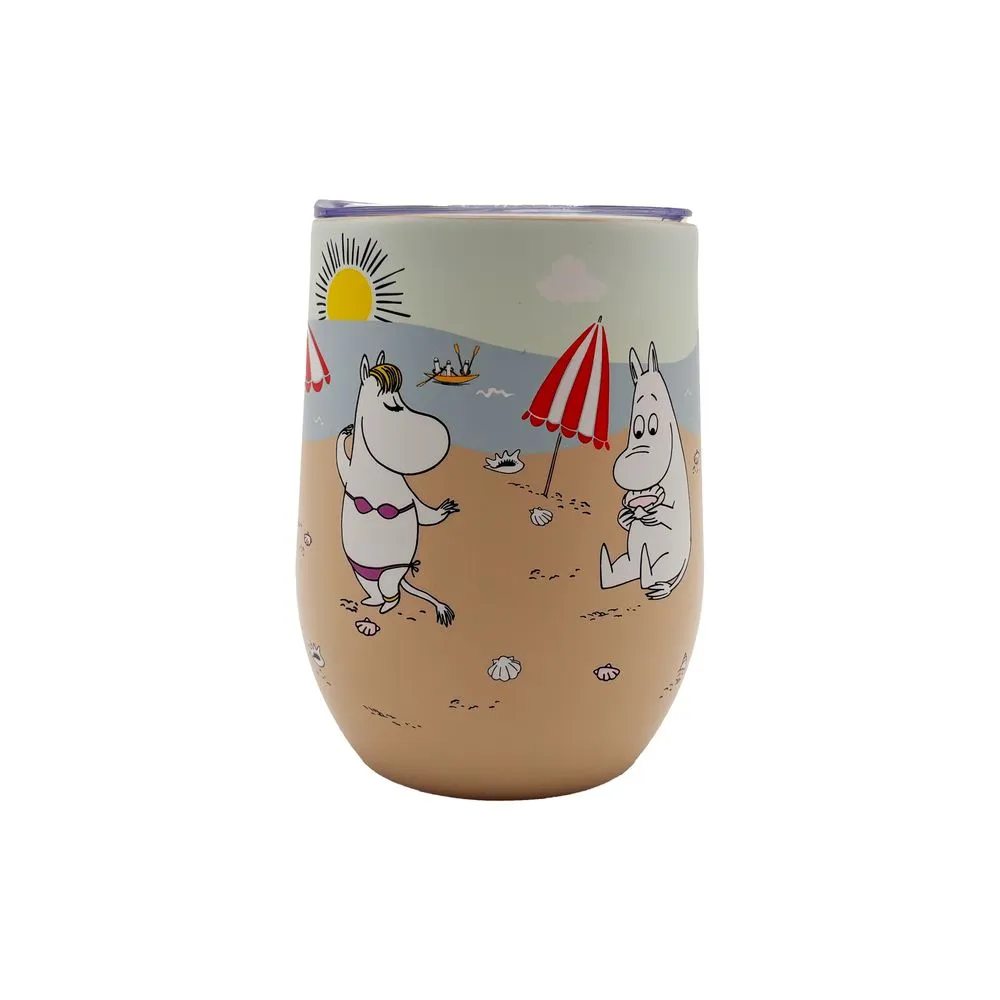 Moomintroll Beach mug voyage inox 350 ml