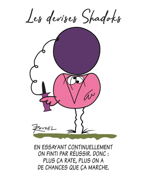 Pixgoodies Les Shadoks rater c’est réussir ! t-shirt