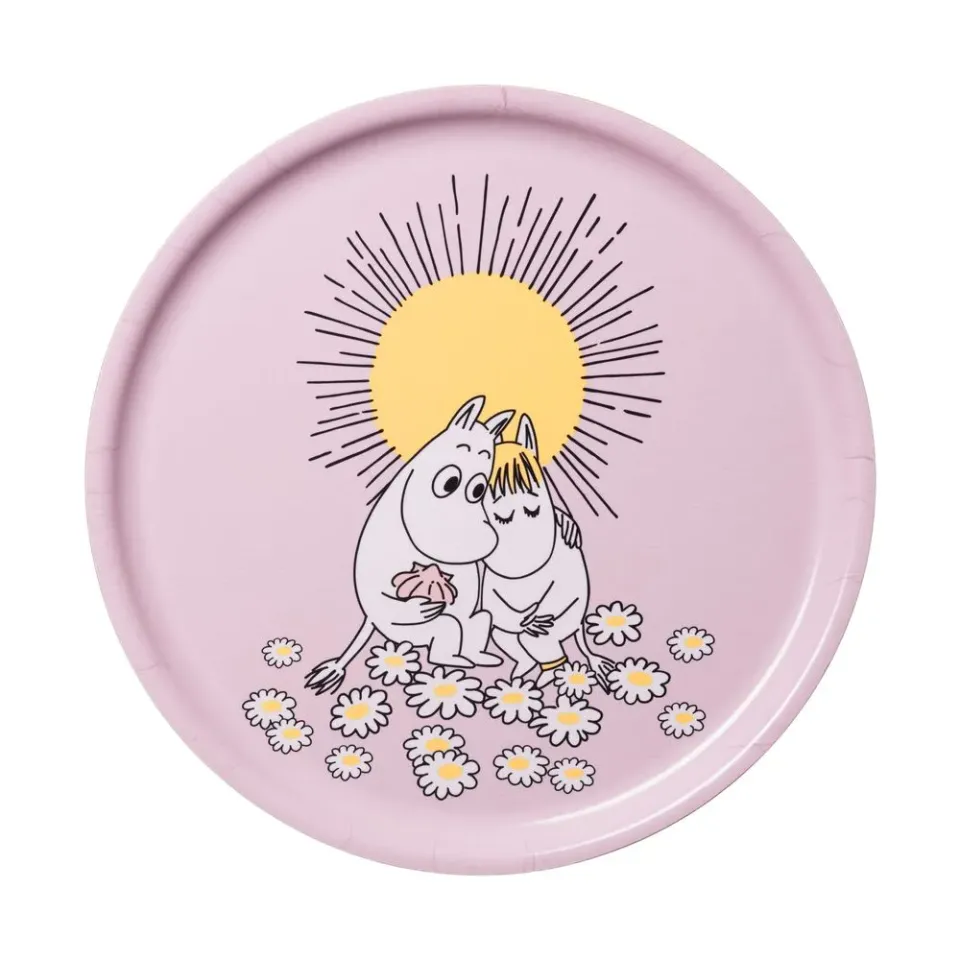Moomintroll Moomin Sweethearts plateau 35 cm rose
