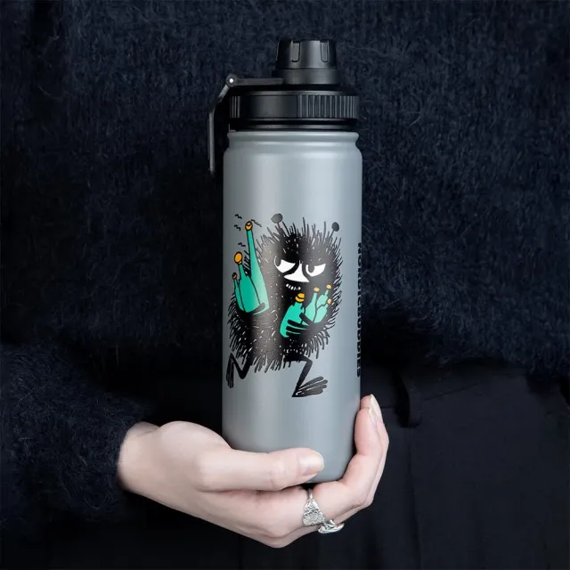 Moomintroll Getaway Stinky gourde isotherme 550 ml grise