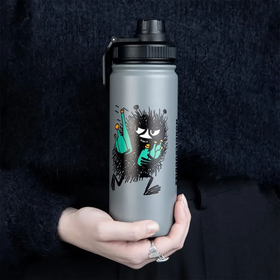 Moomintroll Getaway Stinky gourde isotherme 550 ml grise