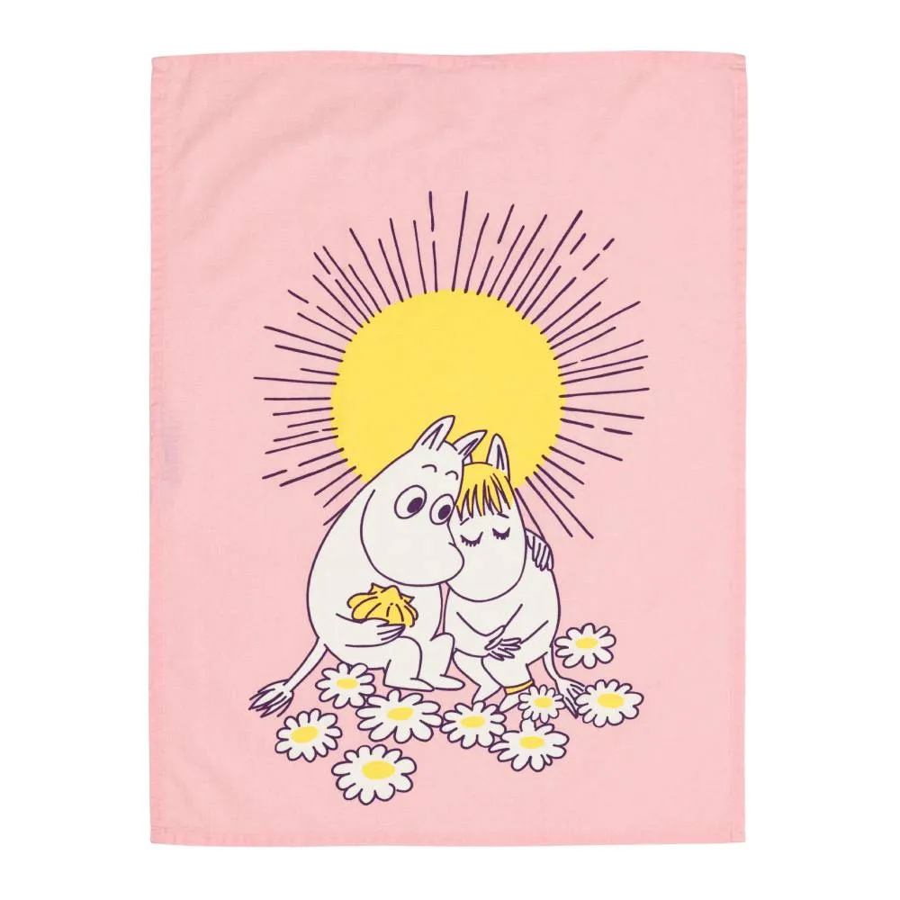 Moomintroll Sweethearts Torchons Coton Lot de 2 50x70 cm
