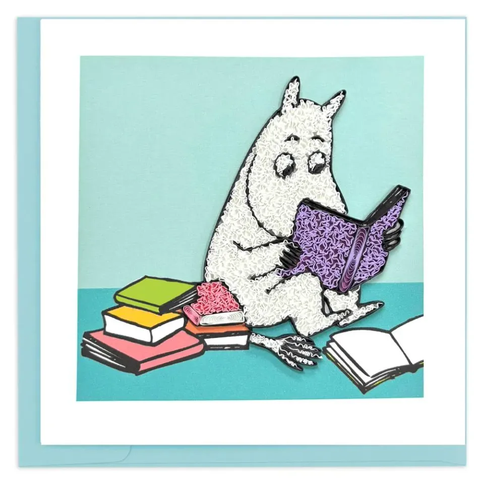 Moomintroll Moomin Books carte de vœux en papier 15 x 15 cm