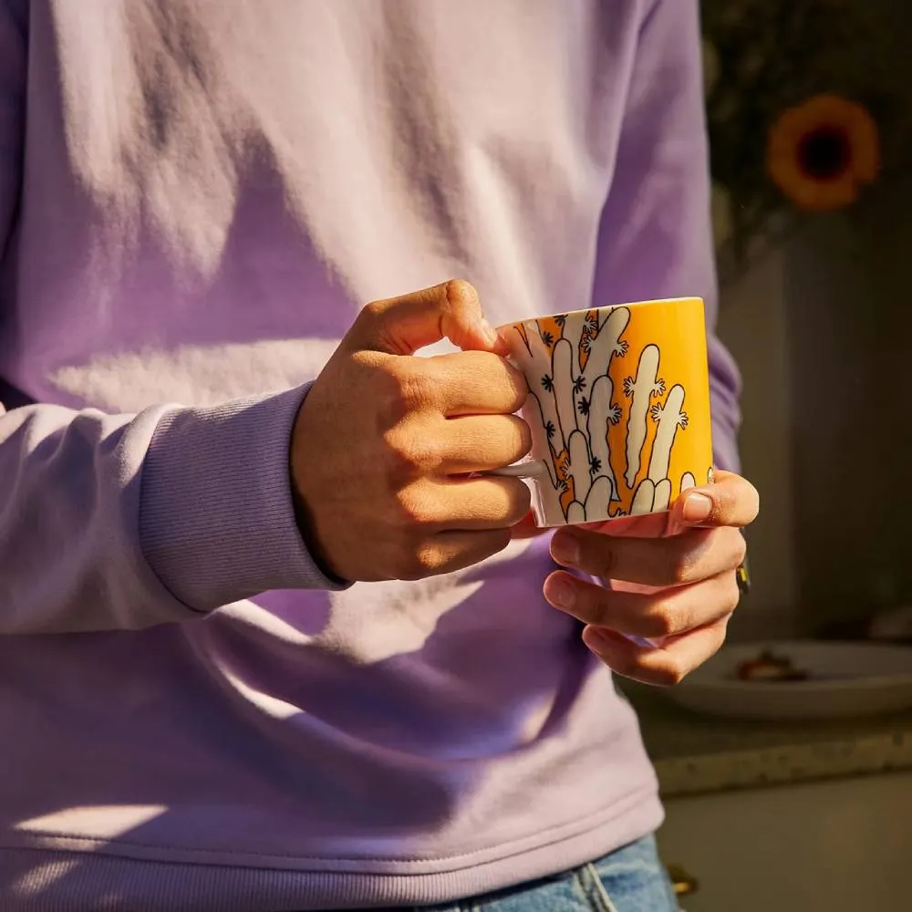 Moomintroll Hattifatteners mug 0,3 l orange en vitro porcelaine