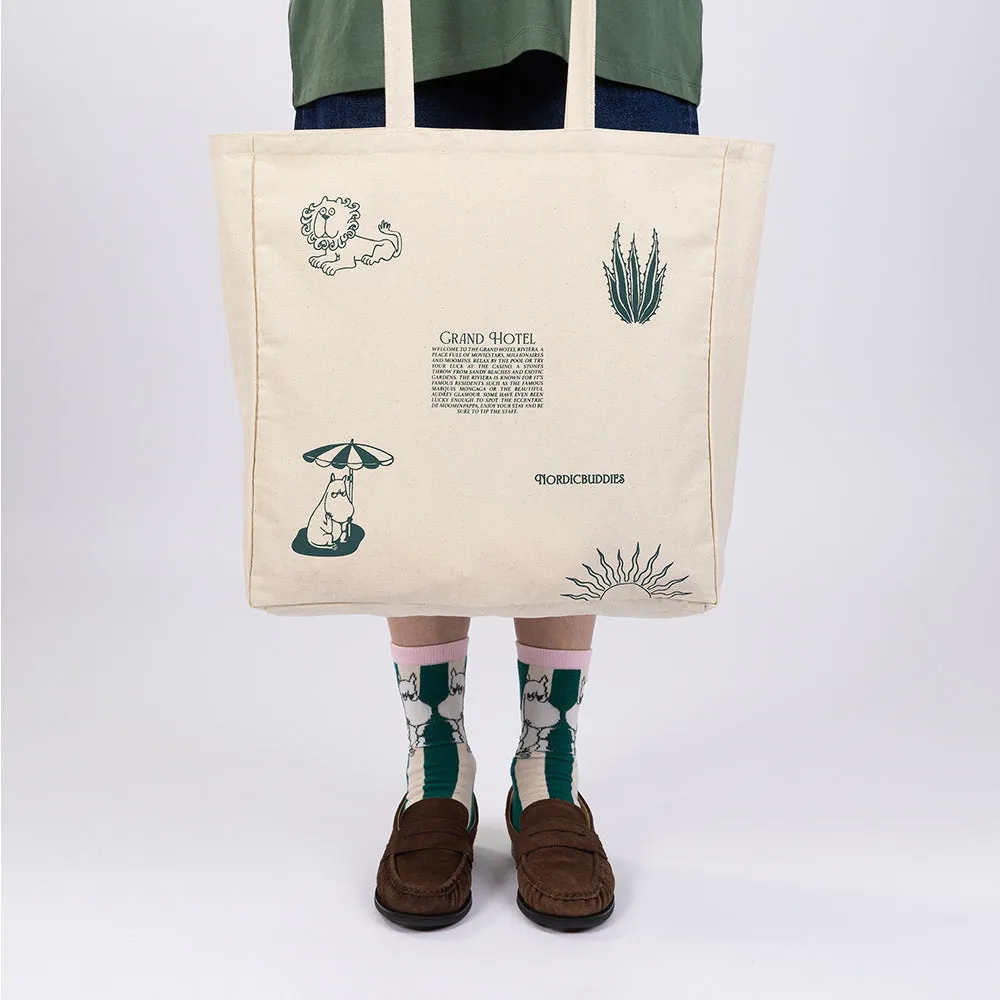 Moomintroll Riviera tote bag coton