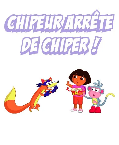 Pixgoodies Dora l’exploratrice Chipeur arrête de Chiper mug