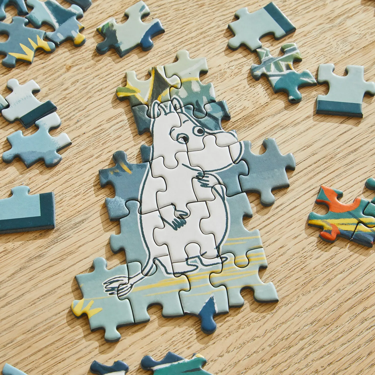 Moomintroll Campfire puzzle 200 pièces nuit étoilée