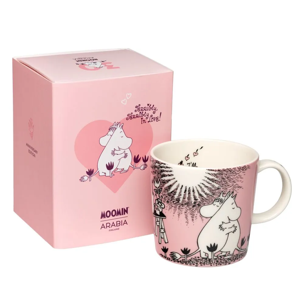 Moomintroll Moomin Love 30 mug 30 cl rose édition spéciale