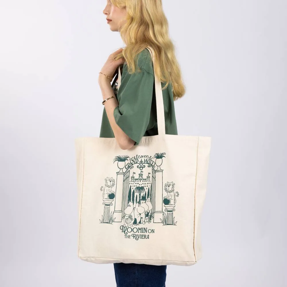 Moomintroll Riviera tote bag coton