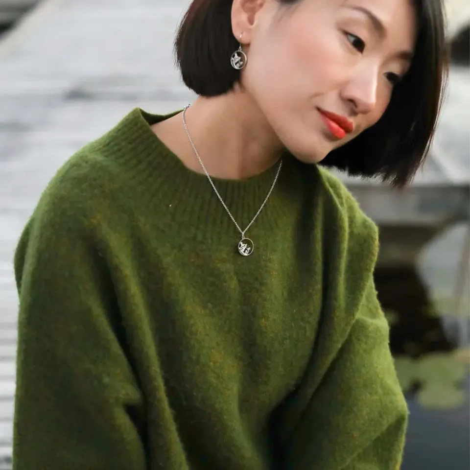 Moomintroll Adventure collier Petite My argent 17x19 mm