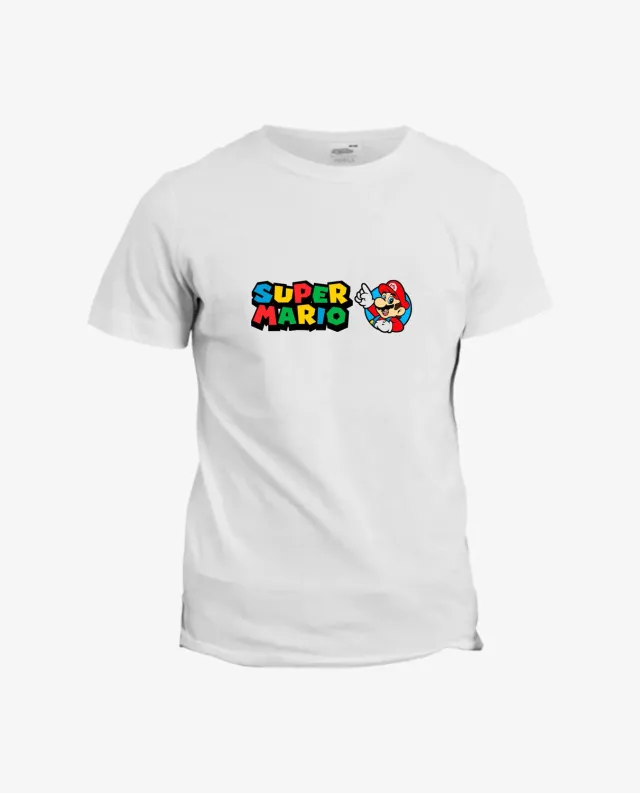 Pixgoodies Super Mario classique jeu vidéo t-shirt coton