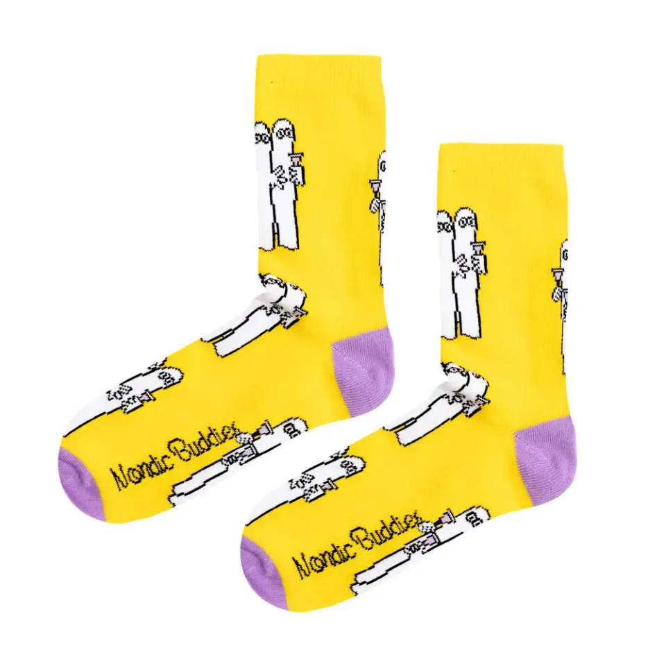 Moomintroll Hattifatteners chaussettes coton adulte