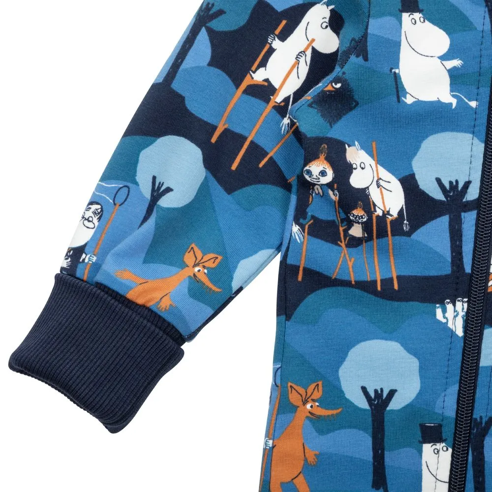 Moomintroll Moomin Adventure combinaison bébé bleue en coton