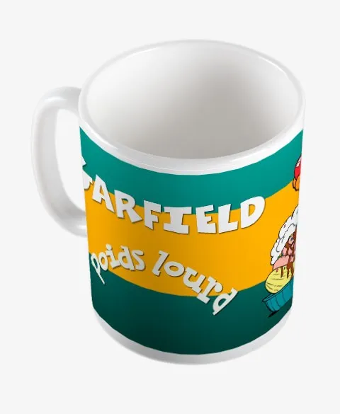 Pixgoodies Garfield le poids lourd de la bande dessinée mug
