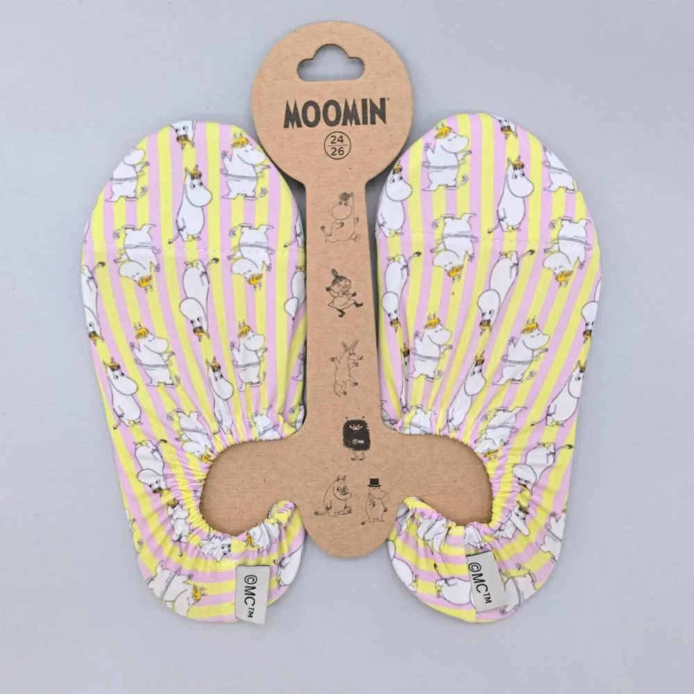 Moomintroll Snorkmaiden chaussons jaunes enfant antidérapants