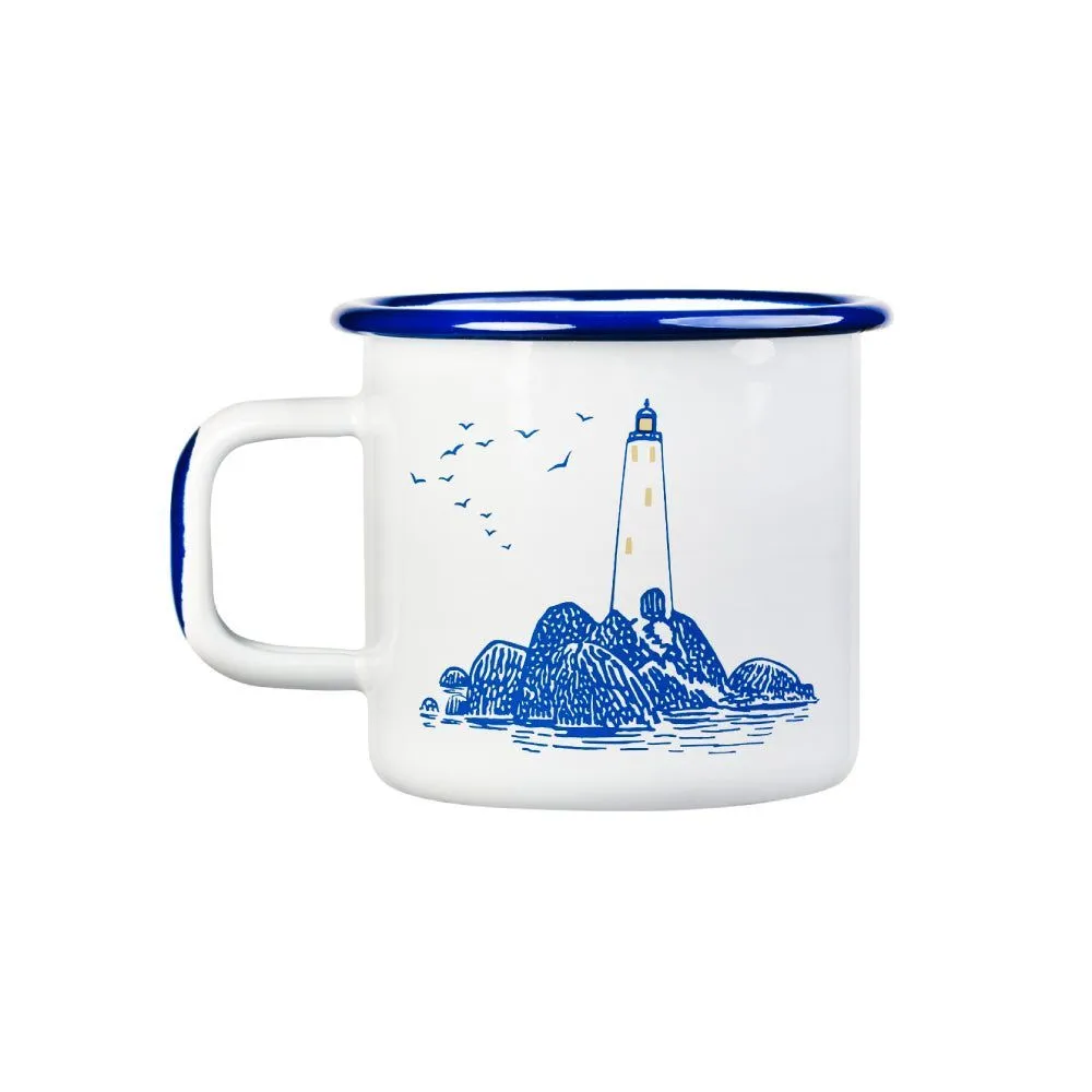 Moomintroll Sailors Mug émaillé famille en mer