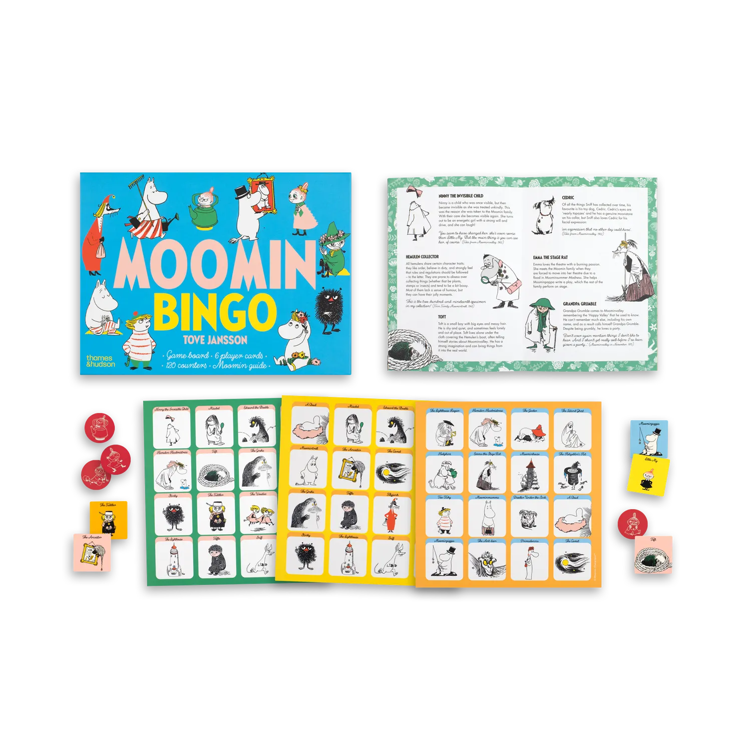 Moomintroll Moomin Bingo jeu de bingo 48 personnages
