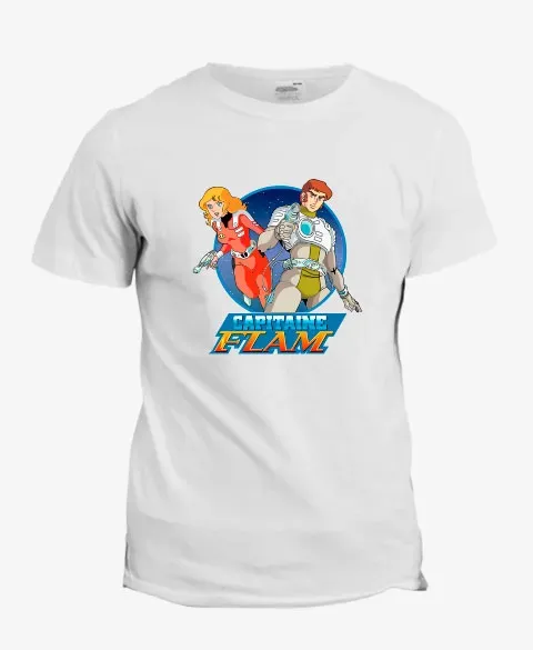 Pixgoodies Capitaine Flam Il n’est pas de notre galaxie t-shirt