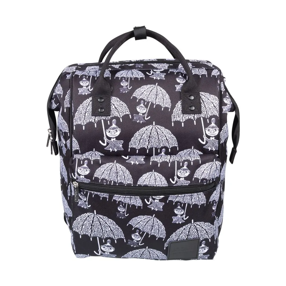 Moomintroll Rain Sac à Dos Little My Noir 15 L