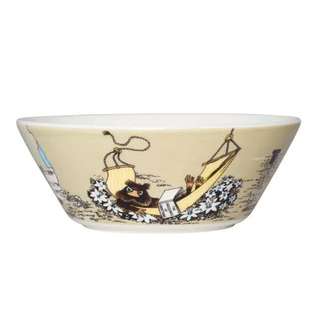 Moomintroll Muskrat bol 15cm beige céramique