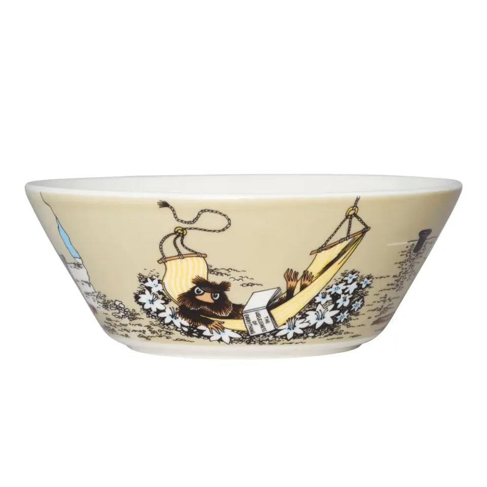 Moomintroll Muskrat bol 15cm beige céramique