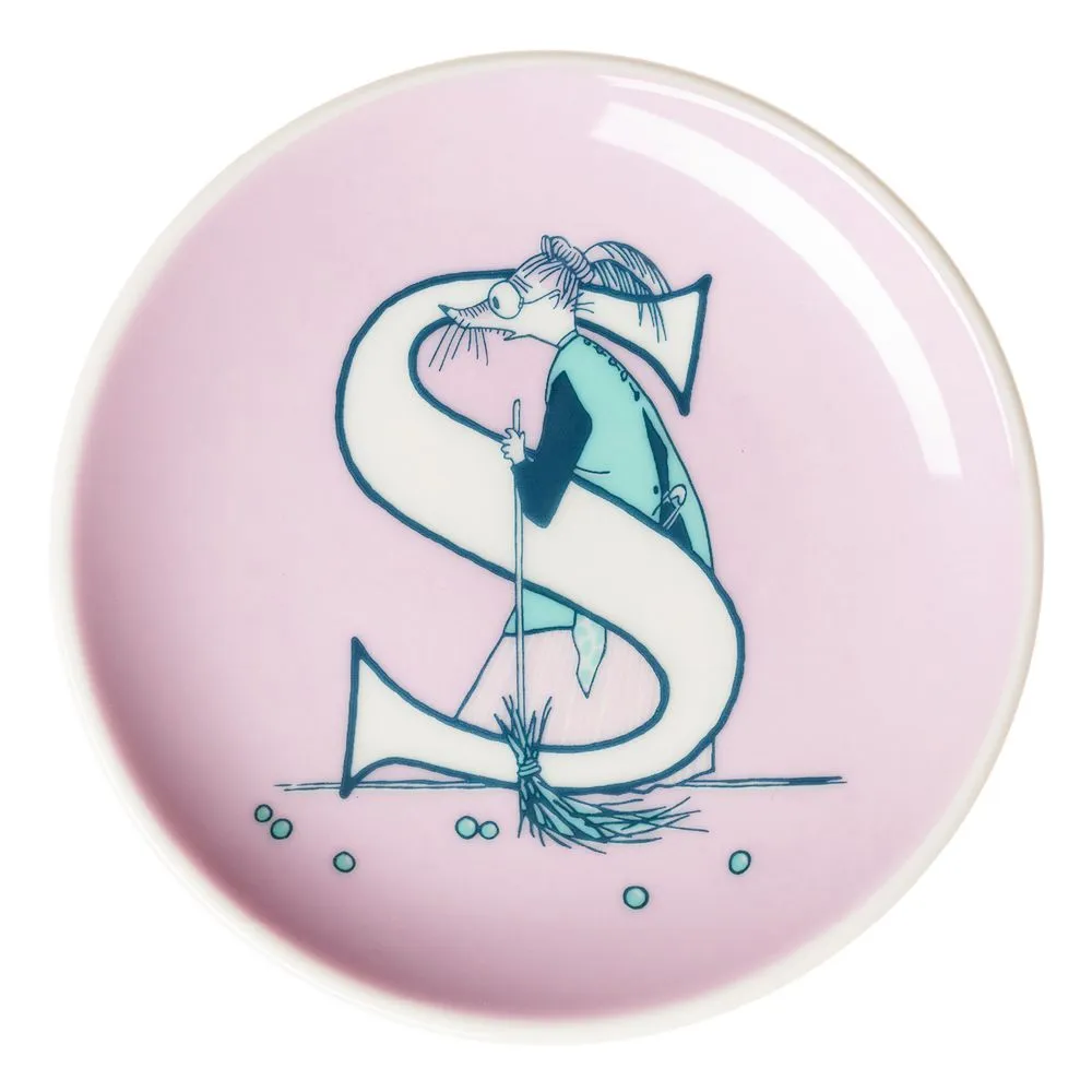 Moomintroll ABC assiette mini porcelaine 10,5 cm