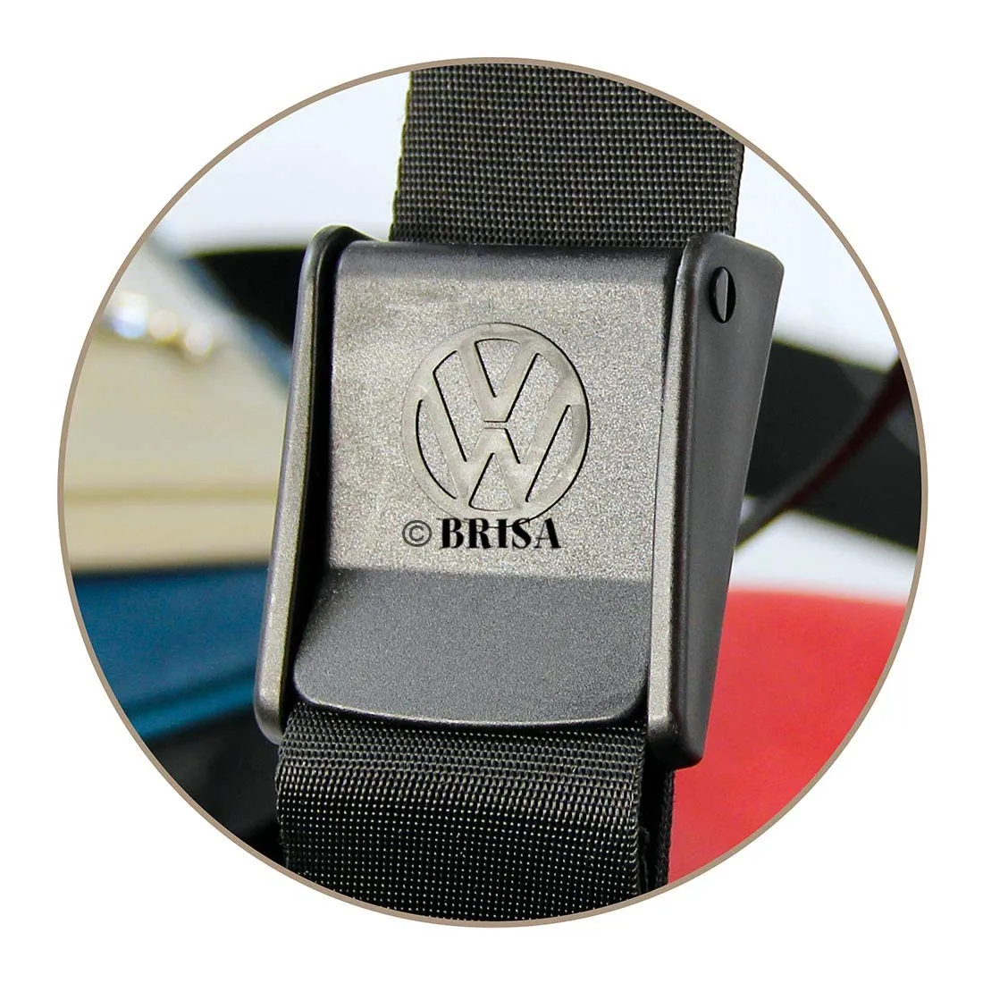 Brisa BUTY12 VW Combi sac bandoulière bleu gris 26 cm