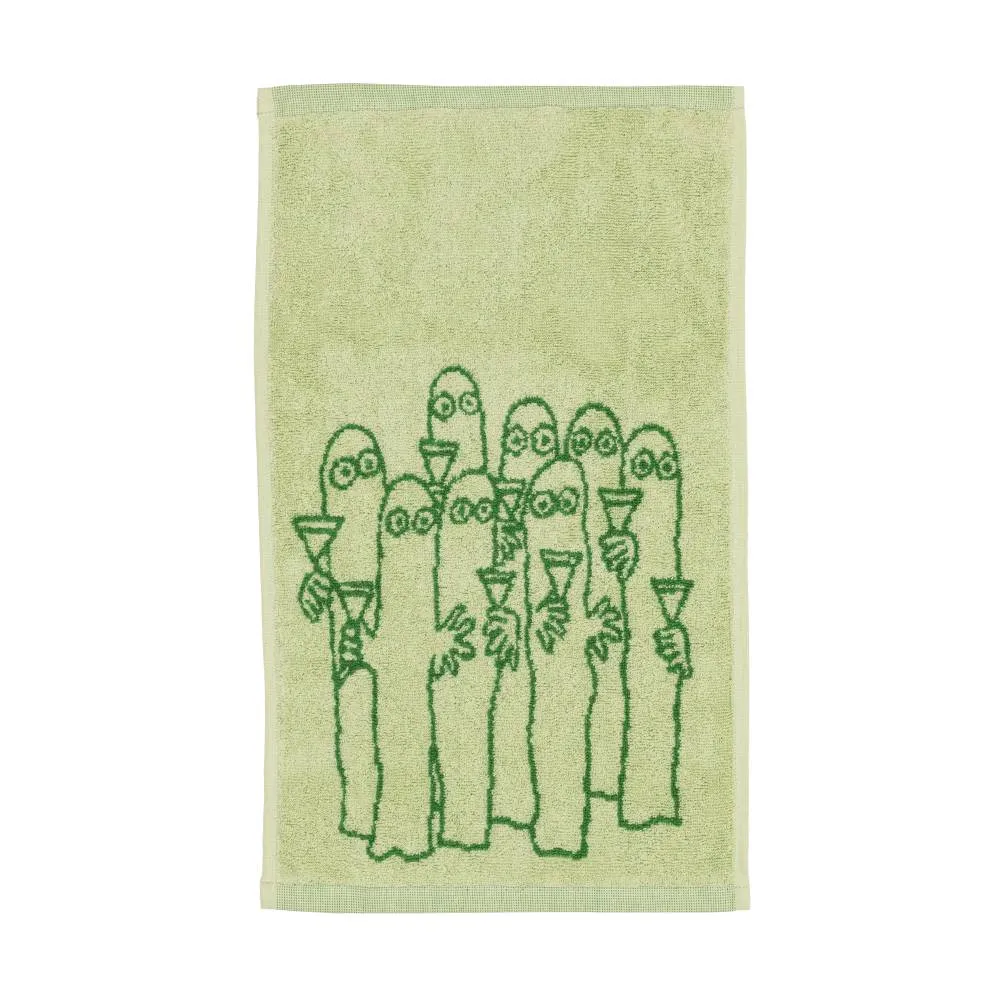 Moomintroll Hattifatteners essuie-mains coton bio vert