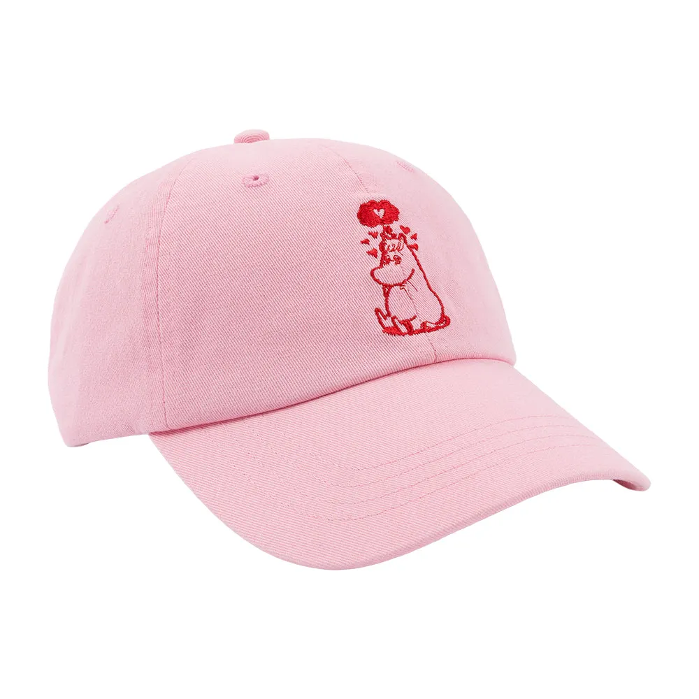 Moomintroll Snorkmaiden Heart casquette rose