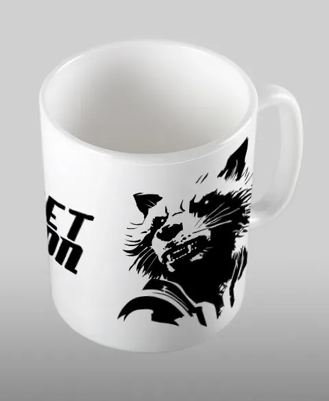 Pixgoodies Rocket Raccoon mug céramique comics