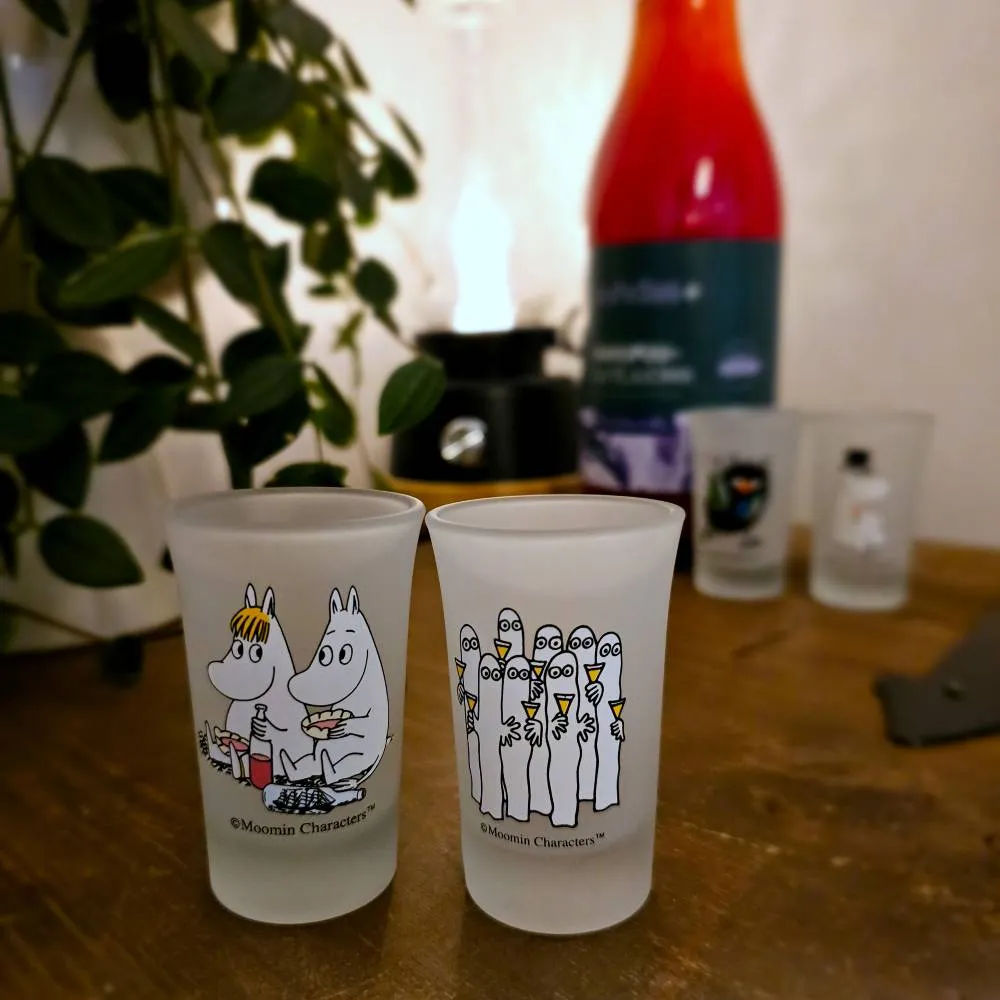 Moomintroll Mini Tumbler verres 5 cl lot de 2 givré