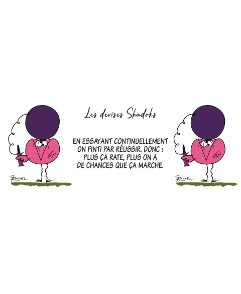 Les Shadoks Rater c'est réussir Mug céramique