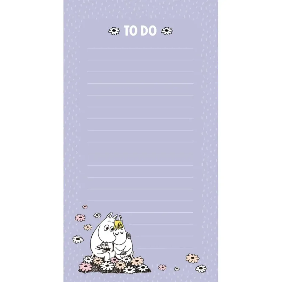 Moomintroll Snorkmaiden bloc-notes magnétique to-do