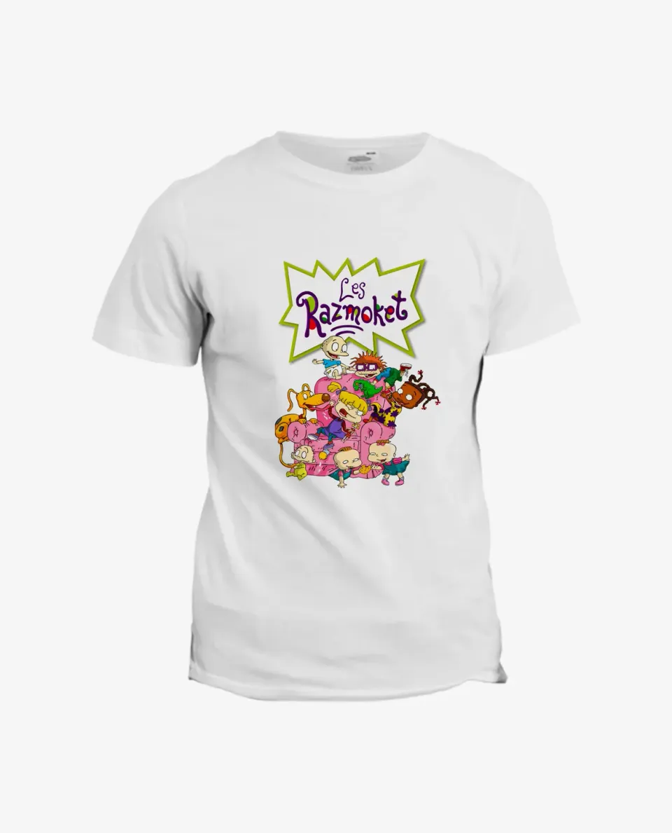T-shirt Les Razmoket Casse-Bonbon et sa bande coton