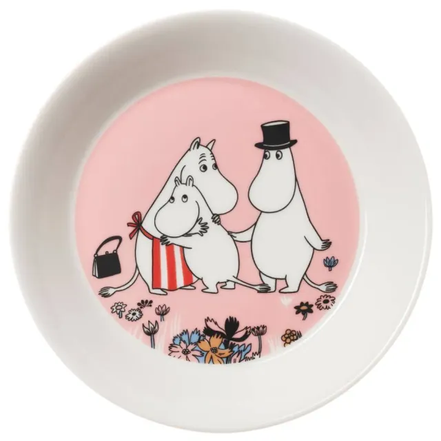 Moomintroll Family Time soucoupe 15cm vitroporcelaine