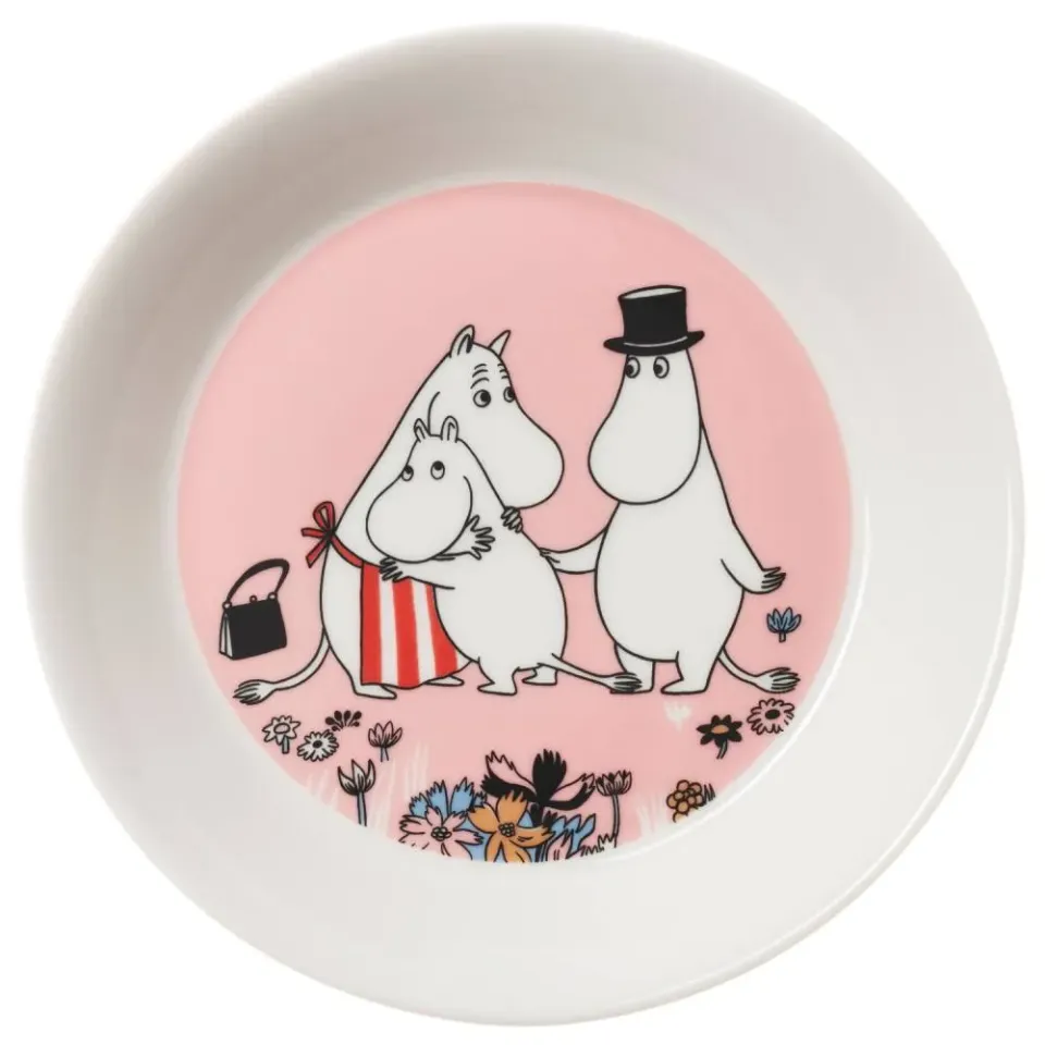Moomintroll Family Time soucoupe 15cm vitroporcelaine