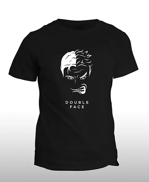 Pixgoodies Batman Double-Face t-shirt coton Harvey Dent
