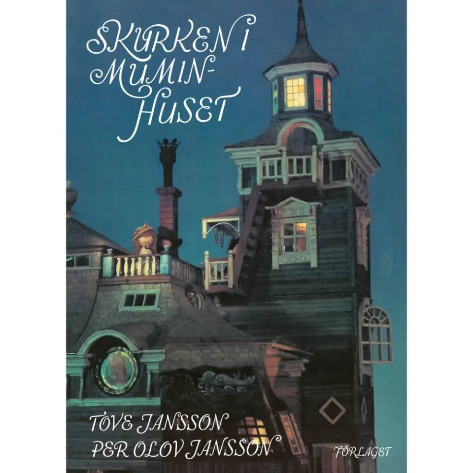 Moomintroll Skurken i Muminhuset livre suédois 32 pages