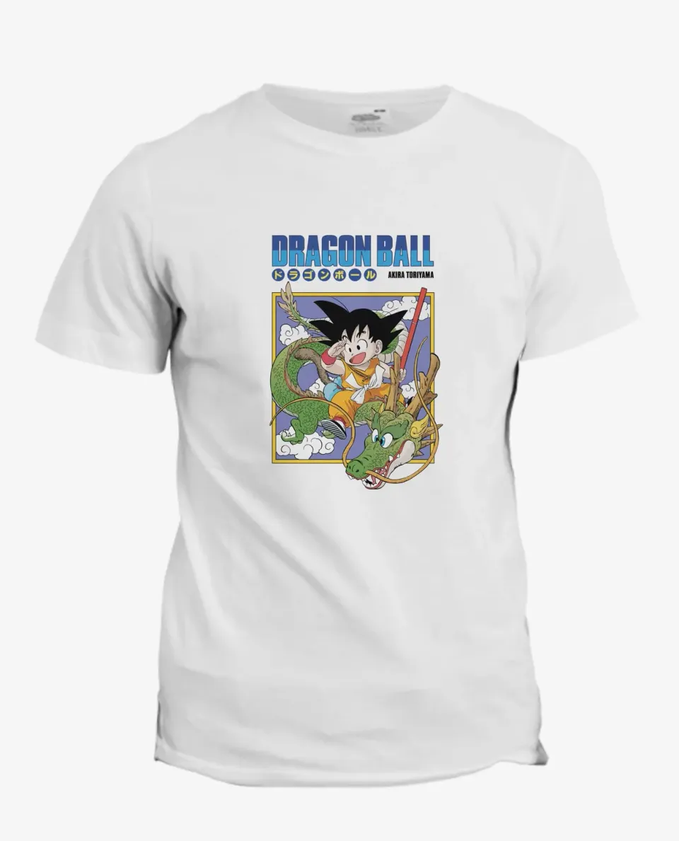 T-shirt Son Goku Aux origines de Dragon Ball coton