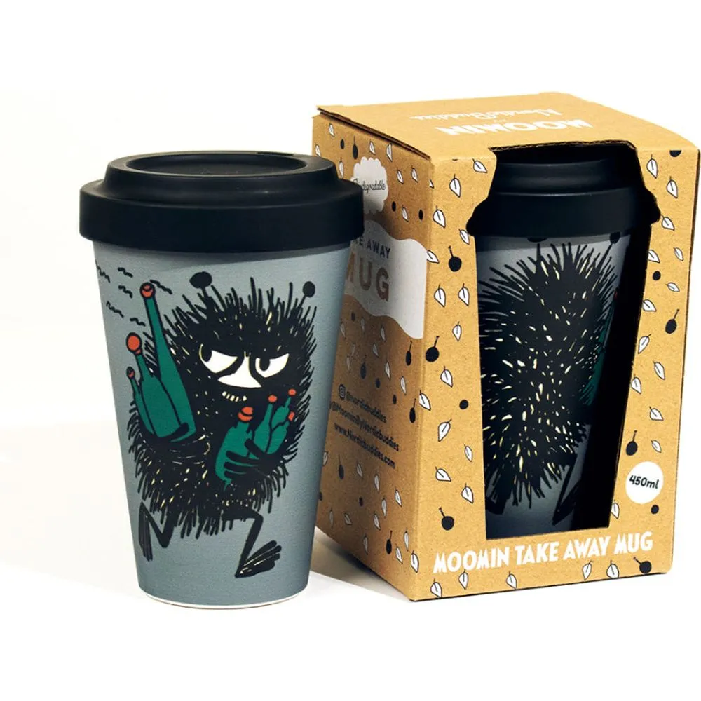 Moomintroll Getaway Stinky mug nomade 450 ml gris biodégradable