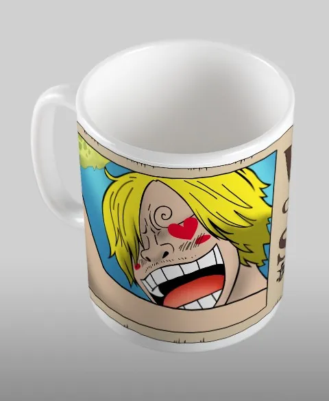 Pixgoodies One Piece Wanted mug
