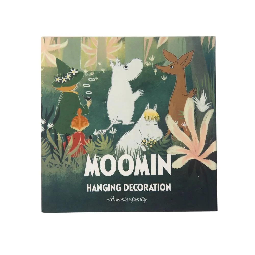 Moomintroll Moomin Family décoration à suspendre doré 8 cm