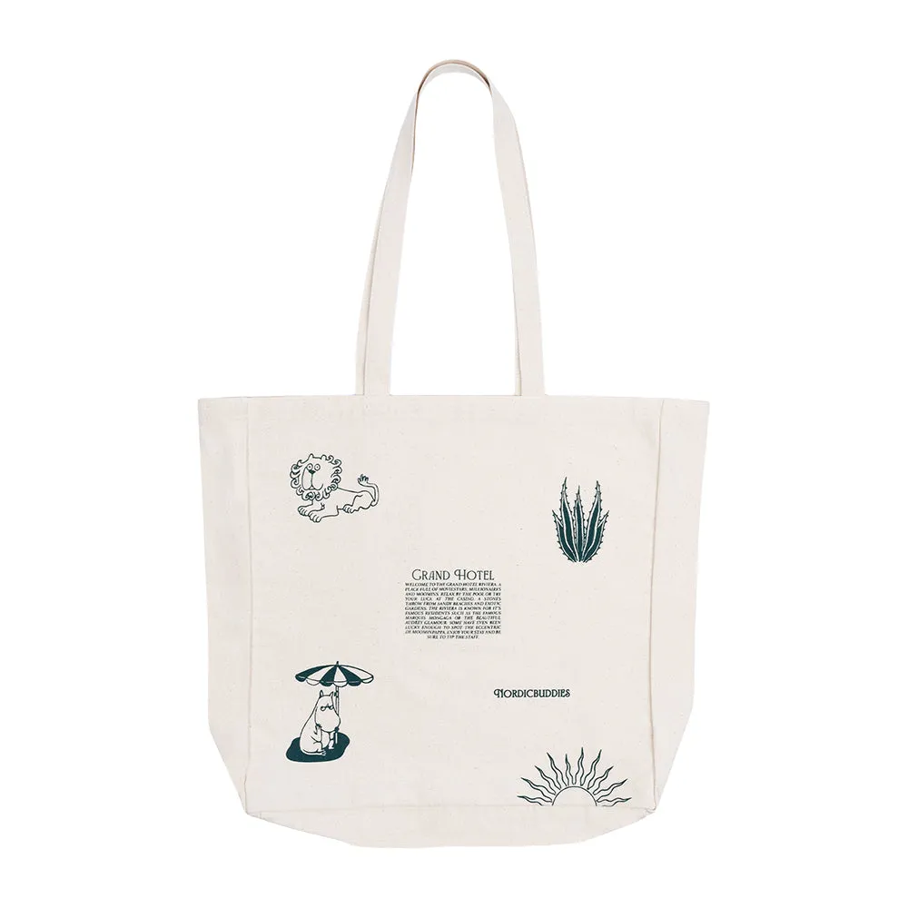 Moomintroll Riviera tote bag coton