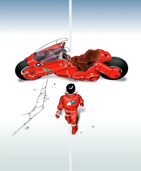 Pixgoodies Akira Kaneda et sa moto mug 325 ml en céramique